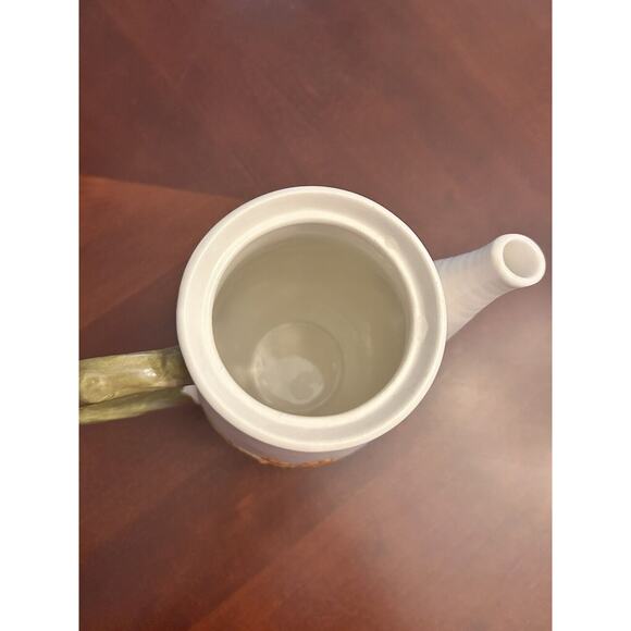 Metlox Sculptured Zinnia Coffee Pot With Lid POPPYTRAIL - Picture 4 of 12